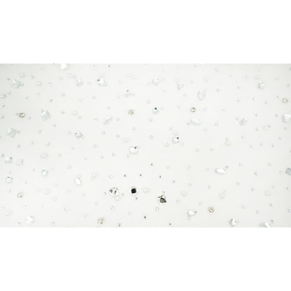 Brilliance Beaded with Rhinestone Stretch Mesh Fabric | Blue Moon Fabrics